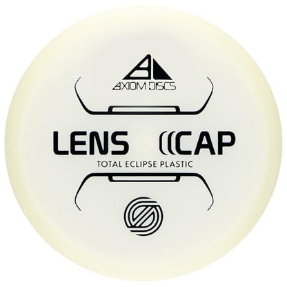 Axiom Discs Total Eclipse Glow 2.0 Lens Cap Simon Lizotte Edition Disc Golf Mini Disc (Colors May Vary)