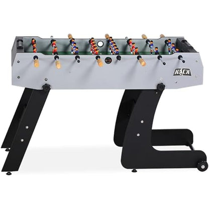KICK Monarch 48" Folding Foosball Table – Compact Indoor Game Table - color: Gray