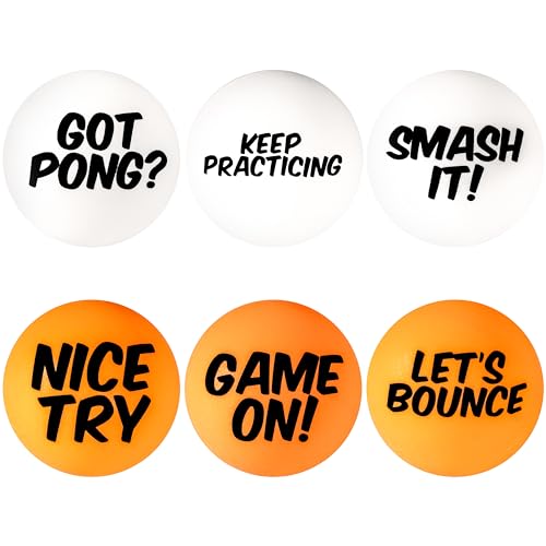 STIGA 1-Star Balls - color: Smash Talk, size: 6 Pack
