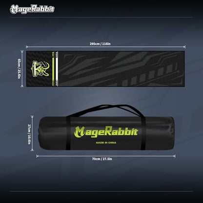 Darts Mat, 297x66cm, with Oche Lines, Professional Non Slip Carpet, Protection for Floor and Dart Tip (MageRabbit)
