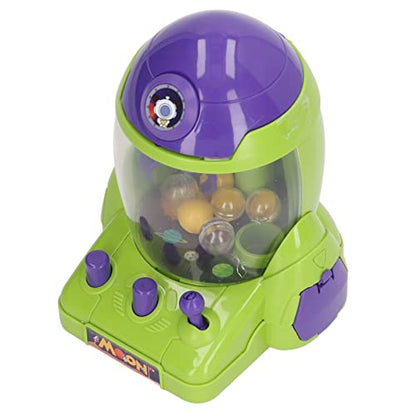 Portable Mini Space Rocket Claw Machine for Children, Colorful Tabletop Game Machine for Kids Interactive Play