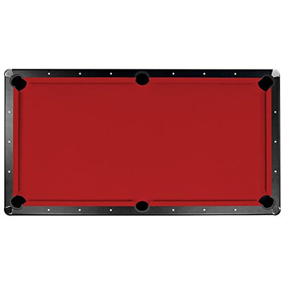 Championship Saturn II Billiards Cloth Pool Table Felt - color: Red, size: 7-Feet