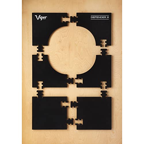 Viper Defender III Backboard & Sisal/Bristle Steel Tip Dartboard Bundle - style: Elite