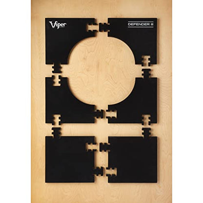 Viper Defender III Backboard & Sisal/Bristle Steel Tip Dartboard Bundle - style: Elite