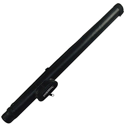 CUESOUL Soocoo Series 2x4/2x2 Hard Pool Cue Case -Holds 2 Cue Butt and 4 Cue Shafts,Four Color Available - color: 1x1-Black