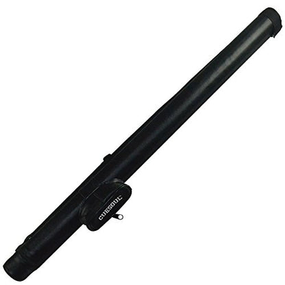 CUESOUL Soocoo Series 2x4/2x2 Hard Pool Cue Case -Holds 2 Cue Butt and 4 Cue Shafts,Four Color Available - color: 1x1-Black