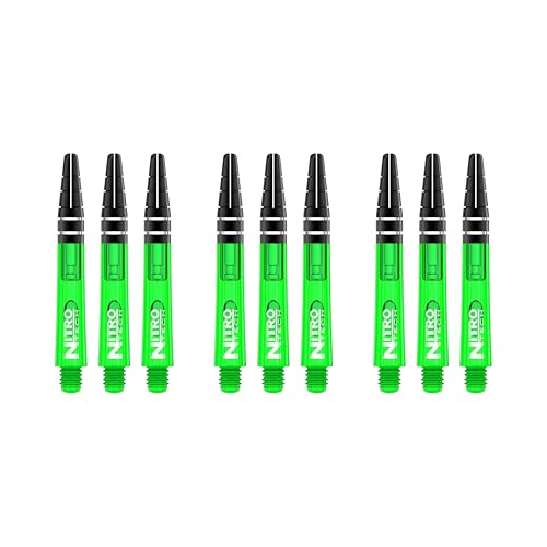 RED Dragon Nitrotech Short Stems - 3 Sets per Pack (9 Stems in Total) - color: Green