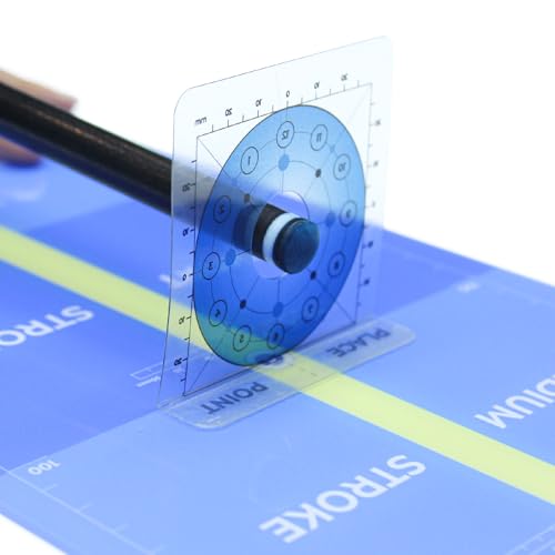 Billiard Practice Straight Shots & Bridge Length Control | Cue Accuracy Aid for Short, Medium, and Long Stroke Training
