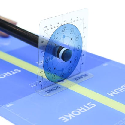 Billiard Practice Straight Shots & Bridge Length Control | Cue Accuracy Aid for Short, Medium, and Long Stroke Training