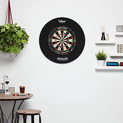 Viper Defender Backboard & Sisal/Bristle Steel Tip Dartboard Bundle - style: Backboard Surround Only (No Dartboard)