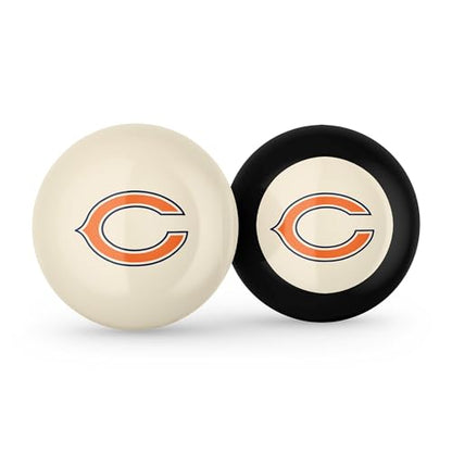 Imperial NFL Logo Cue Ball & 8 Ball Combo Set - color: Chicago Bears, White