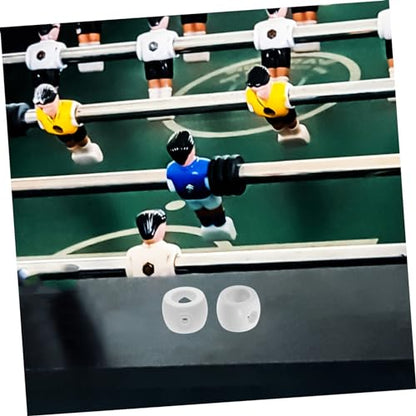 VICASKY 4pcs Foosball Table Stop Ring Positioners Tabletop Football Accessories for Goal Bar Alignment for Home and Office Games