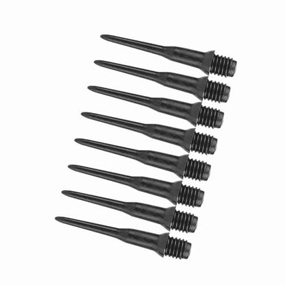 100pcs Durable Plastic Spots Replacement Set for Electronic Darts, Blackwhite, 4.5mm Thread Size, Ideal for Adult Sports Game