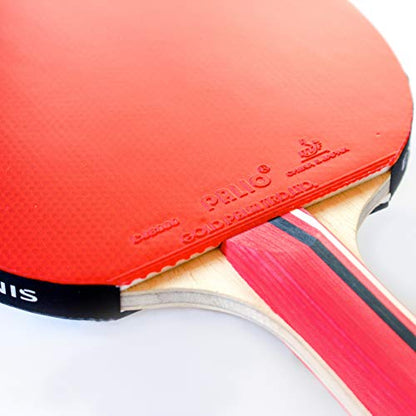 Palio Master 3.0 Table Tennis Bat & Case | ITTF-Approved Intermediate Ping Pong Racket | Allround Speed, Spin and Control | Case - style: Single Bat