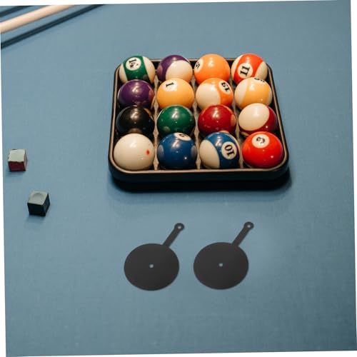 Abaodam Billiard Aim Trainer Mat 2pcs Pool Table Training Accessories Marker Dots for Beginners Aiming Practice Tool for Skill Development and Performance Enhancement