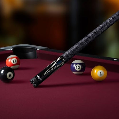 Viper by GLD Products Sinister 58" Pool Cue - color: Black with Cream, size: 19 Ounce