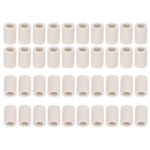 40Pcs Fiber Billiards Stick Pool Cue Ferrules Tubes Replacement Parts Repair Accessories Leisure Sports Game Room Cue Ferrule Pool Replacement Kit Stick Ferrules Kamui - size: 13MM 0.8 inches