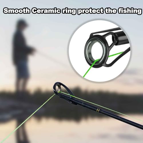 Aventik Fishing Rod Tip Repair Kit - Includes Eyelet Replacements & Tools - style: Tip Guide(Only)
