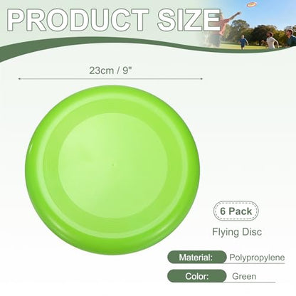 Soft Flying Disc, Sports Flying Discs All Ages Outdoor Flying Disc Training Playing Lightweight Durable - color: Green