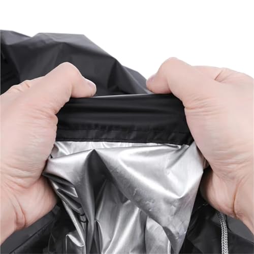 Pool Table Cover 1pc 7ft 8ft 9ft Billiard Table Cover Waterproof Dustproof Snooker Protector with Locking Rope(Silver,225x116x82cm) - color: Silver, size: 225x116x82cm
