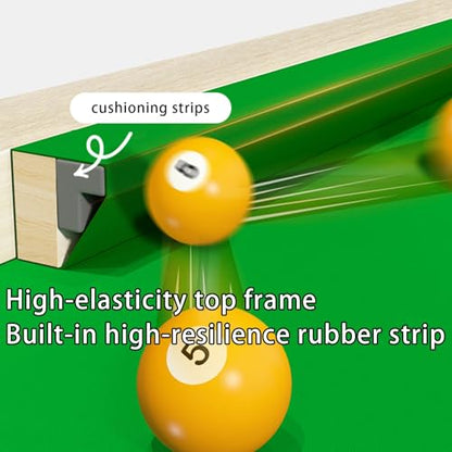 2-in-1 Pool & Ping Pong Table with Foldable Legs, Pool Table, Brass/Carbon Steel,Small Pockets for Pro Training & Family Fun - size: 200CM Carbon Steel Set