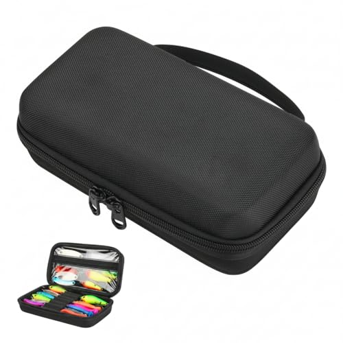 DONGKER Dart Case, 6 Slots Hard EVA Protective Organizer for Steel Soft Tip Darts Accessories Storage