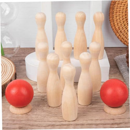 balacoo 2Sets Bowling Kit Interactive Bowling Game for Fun Parent Bonding Materials for Family Entertainment
