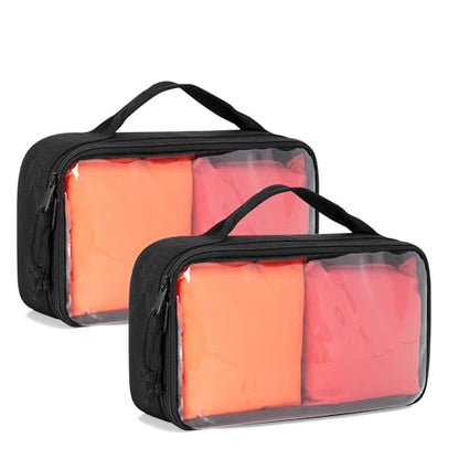 Goburos Cornhole Bag Carry Case Holds 8 Bean Bags, Portable Carrier with Handle for Men and Women, Black