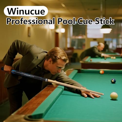 Pool Cue, 58" Billiard Cue Stick 2-Piece Maple Wood Pool Cue Stick 18 19 20 21oz for Bar House Pool Table Sports - color: Set of 5