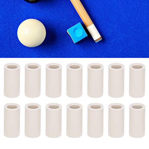 40Pcs Fiber Billiards Stick Pool Cue Ferrules Tubes Replacement Parts Repair Accessories Leisure Sports Game Room Cue Ferrule Pool Replacement Kit Stick Ferrules Kamui - size: 13MM 1 inch