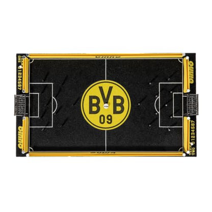 Binho Board Classic Board Game Dortmund Football Club Edition - 2-Player Fast-Paced Finger Flicker Pinball Family Board Game - Portable Tabletop Sports Game Set for Any Occasion