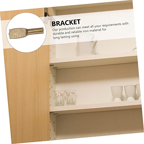HANABASS Small Shelf Bracket 50pcs Pong Racket Fixing Support Pins for Peg Board Shelves