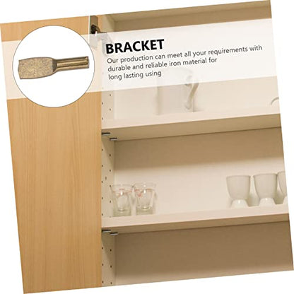 HANABASS Small Shelf Bracket 50pcs Pong Racket Fixing Support Pins for Peg Board Shelves