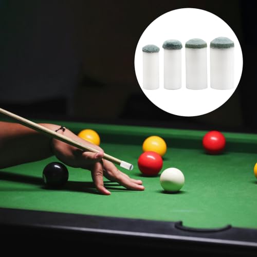 Jiozermi Slip On Pool Cue Tips Kit, Multi-Size Billiard Cue Tips Replacement with Storage Box, No Glue Needed - size: 9mm+10mm+12mm+13mm（20pcs）