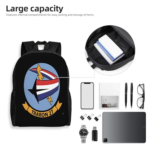 Vt-27 Backpacks For Men Women Book Bag Travel Hiking Camping Work Lightweight - color: Ye13