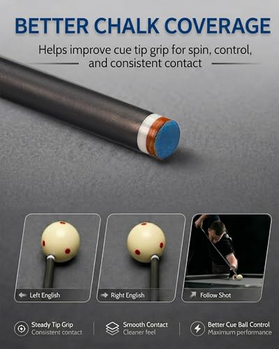 CRICAL Portable Magnetic Pool Chalk Holder Square Chalk Cube Holder Billiard Cue Accessory Gift Idea - color: CL-Chalk Holder Dark Blue White-Chalk