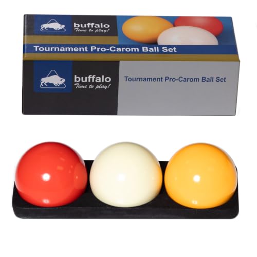 Buffalo Tournament Pro Carom Billiard Ball Set 61.5 mm