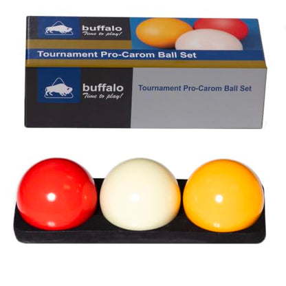 Buffalo Tournament Pro Carom Billiard Ball Set 61.5 mm