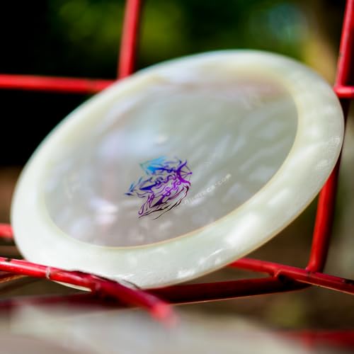 Yikun PDGA Approved Stable Distance Driver - 170-175g Professional Disc Golf Driver | Glow & Glaze Line Options | Perfect for Outdoor Games & Competition - color: Semi-transparent