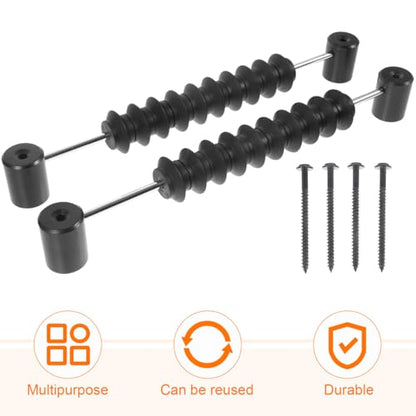 SUPVOX Foosball Score Keepers: Abacus Style Table Soccer Scoring Beads - Black Wooden Scoreboard with Metal Rods - Universal Fit for Most Football Tables