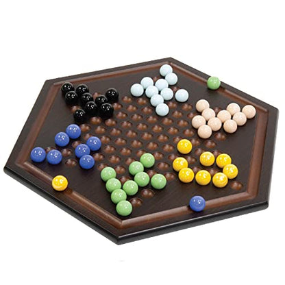 Merchant Ambassador Craftsman Deluxe Chinese Checkers Set