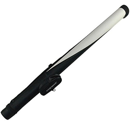 CUESOUL Soocoo Series 2x4/2x2 Hard Pool Cue Case -Holds 2 Cue Butt and 4 Cue Shafts,Four Color Available - color: 1x1-White Black