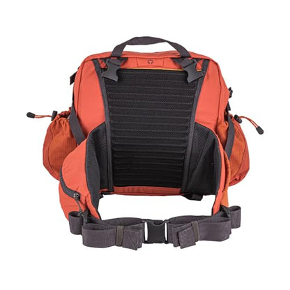 Mountainsmith Day Lumbar Waist pack, Running, Hiking, Cycling, Travel, and Outdoor Sport Activities with Dual Water Bottle Holders, Cinnamon Red - color: Cinnamon Red