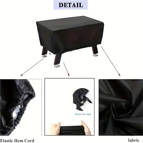 Foosball Table Cover 2pcs Football Table Cover Oxford Cloth Suitable for Protecting Game Room Gaming Machine Coverage