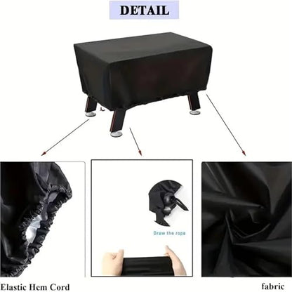 Foosball Table Cover 2pcs Football Table Cover Oxford Cloth Suitable for Protecting Game Room Gaming Machine Coverage