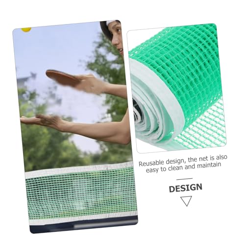 WOONEKY Outdoor Table Tennis Net Thickened Pe Design for Stable Play Lightweight and Portable Sports Equipment for Use Easy to Clean and Maintain