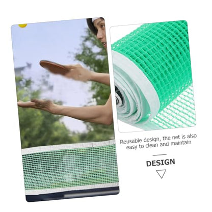 WOONEKY Outdoor Table Tennis Net Thickened Pe Design for Stable Play Lightweight and Portable Sports Equipment for Use Easy to Clean and Maintain