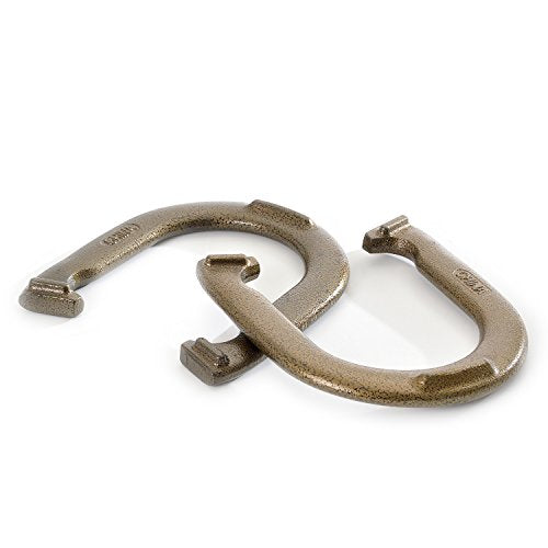 Franklin Sports Horseshoes Set - Metal Horseshoe Game Set for Adults + Kids - Official Weight Steel Construction - Beach + Lawn Outdoor Game - Recreational - style: Recreational