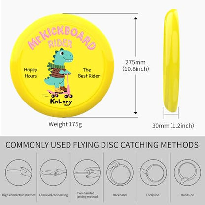 KnLnny Ware LED Flying Disc for Outdoor Games - color: Yellow