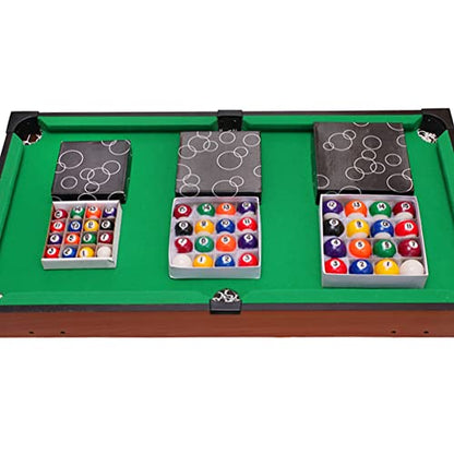 Professional 25mm Children Billiards Table Balls Set Resin Small Pool Cue Balls Full Set 16 Pcs Billiard Balls Set